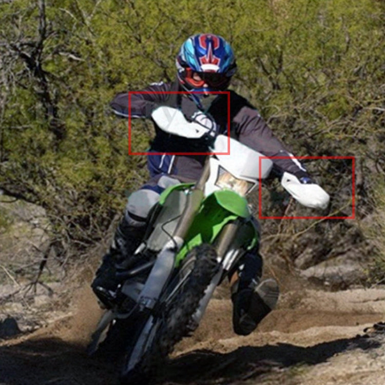 2 PCS Motorcycle Universal ABS Handle Wind-block Handguard(Grey) - Grips by PMC TechLife | Online Shopping South Africa | PMC TechLife | Buy Now Pay Later Mobicred