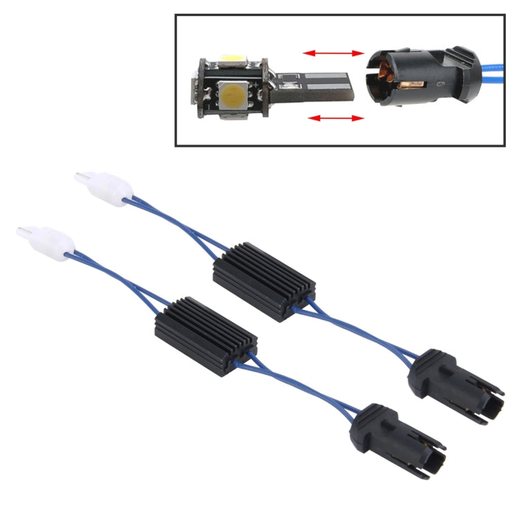2 PCS T10 Car Auto Clearance Light Warning Error-free Decoder Adapter for DC 12V/3W - Headlight Ballast by PMC TechLife | Online Shopping South Africa | PMC TechLife | Buy Now Pay Later Mobicred