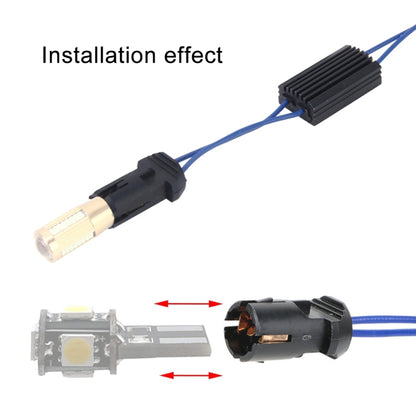 2 PCS T10 Car Auto Clearance Light Warning Error-free Decoder Adapter for DC 12V/3W - Headlight Ballast by PMC Jewellery | Online Shopping South Africa | PMC Jewellery | Buy Now Pay Later Mobicred