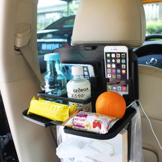 SHUNWEI SD-1509 Car Auto Back Seat Folding Table Drink Food Cup Tray Holder Stand Desk Multi-purpose Travel Dining Tray(Black) - Stowing Tidying by SHUNWEI | Online Shopping South Africa | PMC Jewellery | Buy Now Pay Later Mobicred