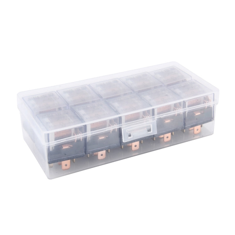 10 PCS JD-1914 80 AMP 12V Waterproof Car Auto Five Plugs Relay - Relays by PMC Jewellery | Online Shopping South Africa | PMC Jewellery