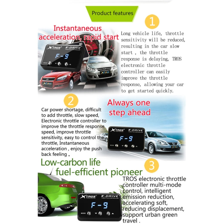TROS KS-5Drive Potent Booster for Isuzu DMAX 2011+ Electronic Throttle Controller - Car Modification by TROS | Online Shopping South Africa | PMC TechLife | Buy Now Pay Later Mobicred