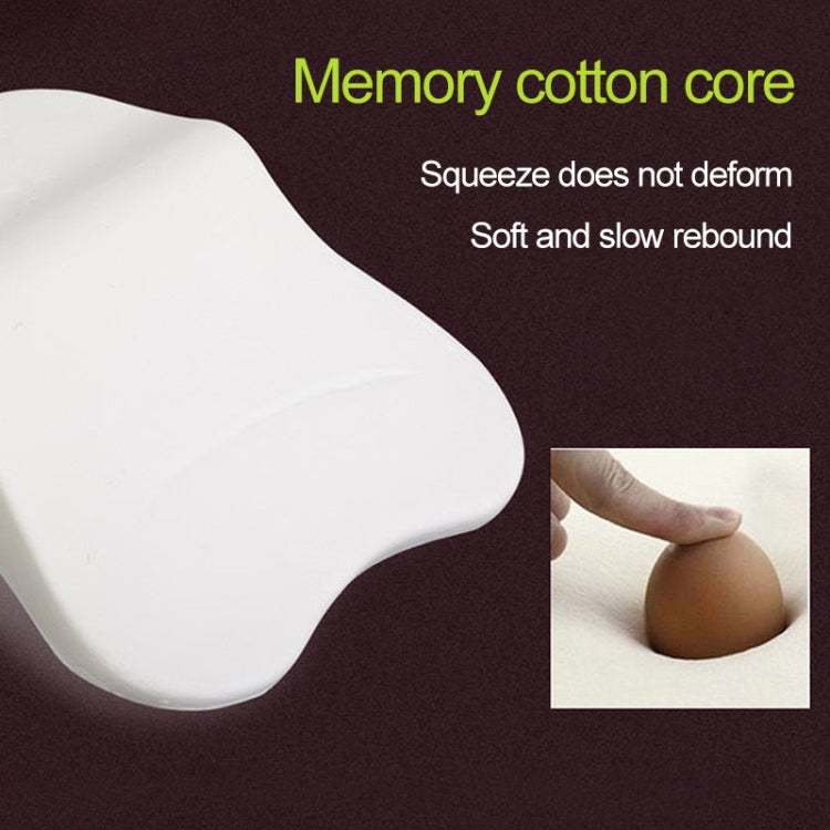 Four Seasons Breathable Memory Foam Car Neck Pillow Polyester Headrest (Coffee) - Seat Accessories by PMC TechLife | Online Shopping South Africa | PMC TechLife | Buy Now Pay Later Mobicred