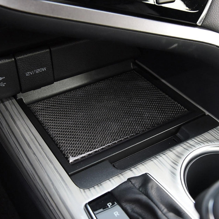 Car Carbon Fiber Storage Box Decorative Sticker for Toyota Eighth Generation Camry 2018-2019 - Car Interior Mouldings by PMC TechLife | Online Shopping South Africa | PMC TechLife | Buy Now Pay Later Mobicred