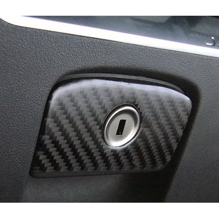 Carbon Fiber Car Storage Box Decorative Sticker for Jaguar F-PACE 2016-2020 - Car Interior Mouldings by PMC TechLife | Online Shopping South Africa | PMC TechLife | Buy Now Pay Later Mobicred