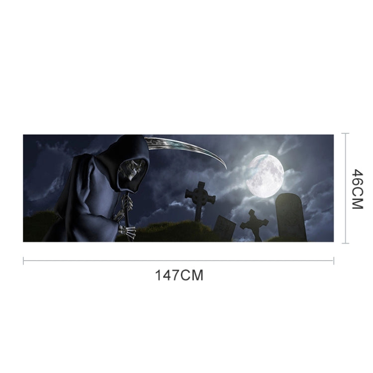 Death Cemetery Pattern Horror Series Car Rear Window Decorative Sticker, Size: 147 x 46cm - Decorative Sticker by PMC Jewellery | Online Shopping South Africa | PMC Jewellery | Buy Now Pay Later Mobicred