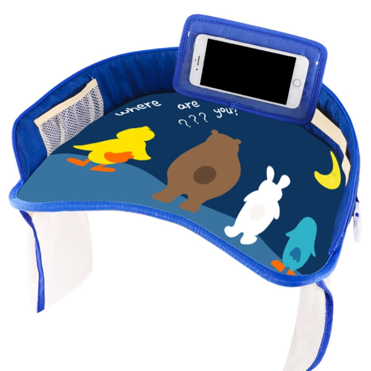 Children Waterproof Dining Table Toy Organizer Baby Safety Tray Tourist Painting Holder with Touch Screen Transparent Bag (Not Allowed to Peek) - Seat Accessories by PMC Jewellery | Online Shopping South Africa | PMC Jewellery | Buy Now Pay Later Mobicred