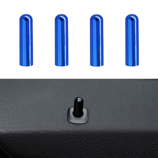 4 PCS Car Unlock Cover Door Bolt Door Handle for BMW X1 / X6(Blue) - Car Switches by PMC Jewellery | Online Shopping South Africa | PMC Jewellery