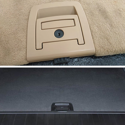 Car Rear Trunk Mat Carpet Handle without Hole 51479120283 for BMW X5 / X6 2006-2013, Left Driving (Beige) - Car Switches by PMC Jewellery | Online Shopping South Africa | PMC Jewellery | Buy Now Pay Later Mobicred