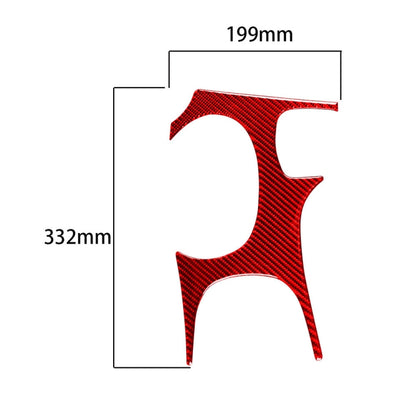 Carbon Fiber Car Gear Panel Sticker for Chevrolet Corvette C5 1998-2004, Left Drive (Red) - Car Interior Mouldings by PMC Jewellery | Online Shopping South Africa | PMC Jewellery | Buy Now Pay Later Mobicred