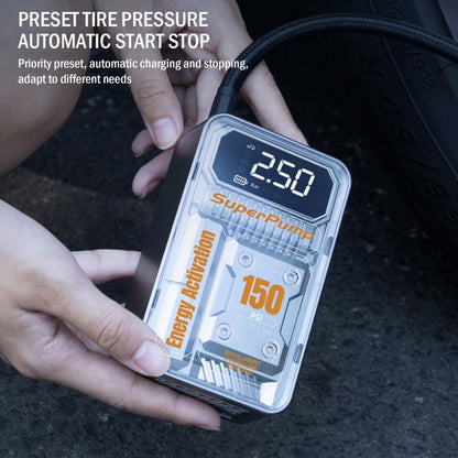 7.4V Wired Portable Car Tire Air Pump - Inflatable Pump by PMC Jewellery | Online Shopping South Africa | PMC Jewellery