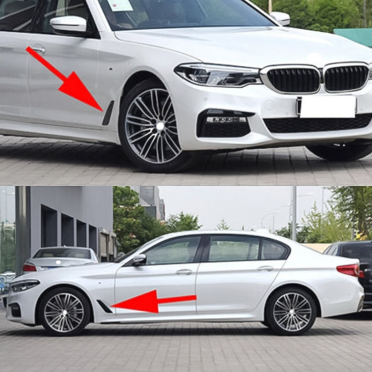 Car ABS Fender Decorative Sticker for BMW 5 Series 525Li 530Li, Bright Black - Car Interior Mouldings by PMC Jewellery | Online Shopping South Africa | PMC Jewellery | Buy Now Pay Later Mobicred