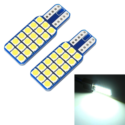 2 PCS T10 / W5W / 168 DC12V 1.8W 6000K 140LM 18LEDs SMD-3030 Car Reading Lamp Clearance Light, with Decoder - Clearance Lights by PMC Jewellery | Online Shopping South Africa | PMC Jewellery | Buy Now Pay Later Mobicred