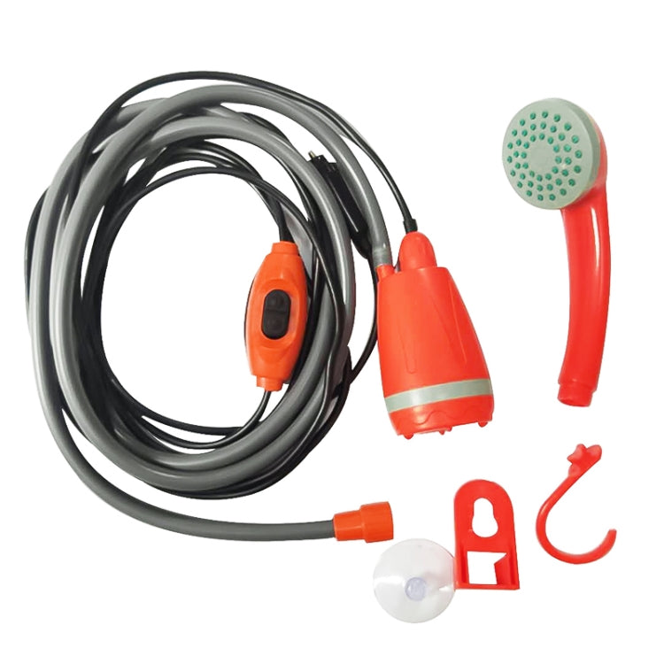 12V Portable Outdoor Universal Car Electric Shower Sprinkler Washer (Orange) - Car washing supplies by PMC Jewellery | Online Shopping South Africa | PMC Jewellery | Buy Now Pay Later Mobicred