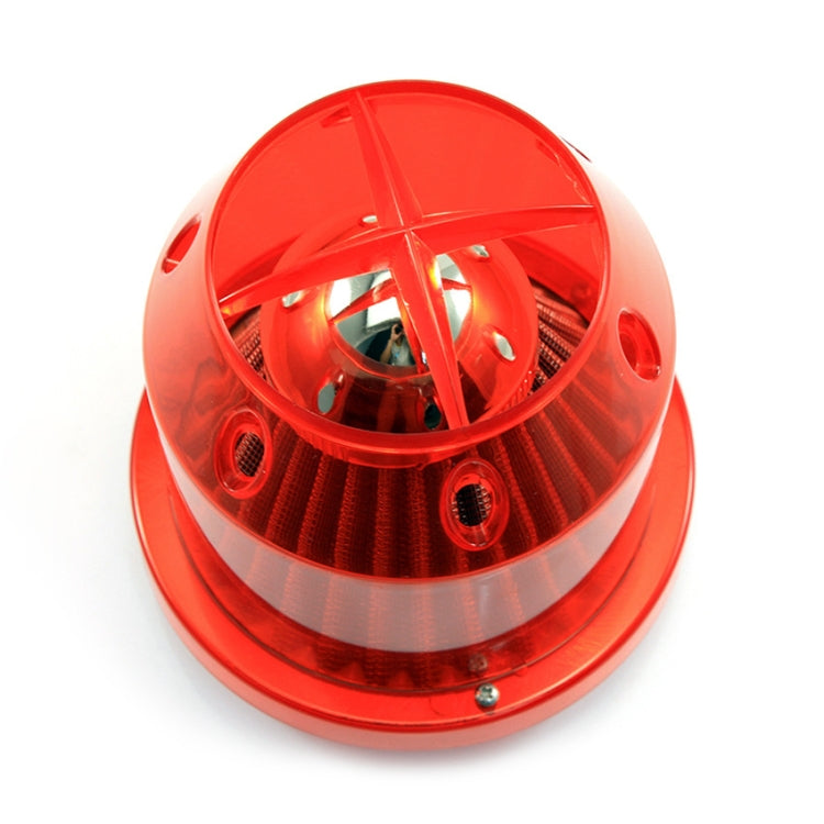 XH-UN005 Car Universal Modified High Flow Mushroom Head Style Intake Filter for 76mm Air Filter (Red) - Air Intake System by PMC TechLife | Online Shopping South Africa | PMC TechLife | Buy Now Pay Later Mobicred