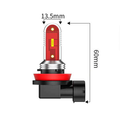 2 PCS H8 / H11 DC9-24V 7W 1200LM IP65 Car LED Fog Light (Green Light) - Fog / Driving Lights by PMC Jewellery | Online Shopping South Africa | PMC Jewellery | Buy Now Pay Later Mobicred