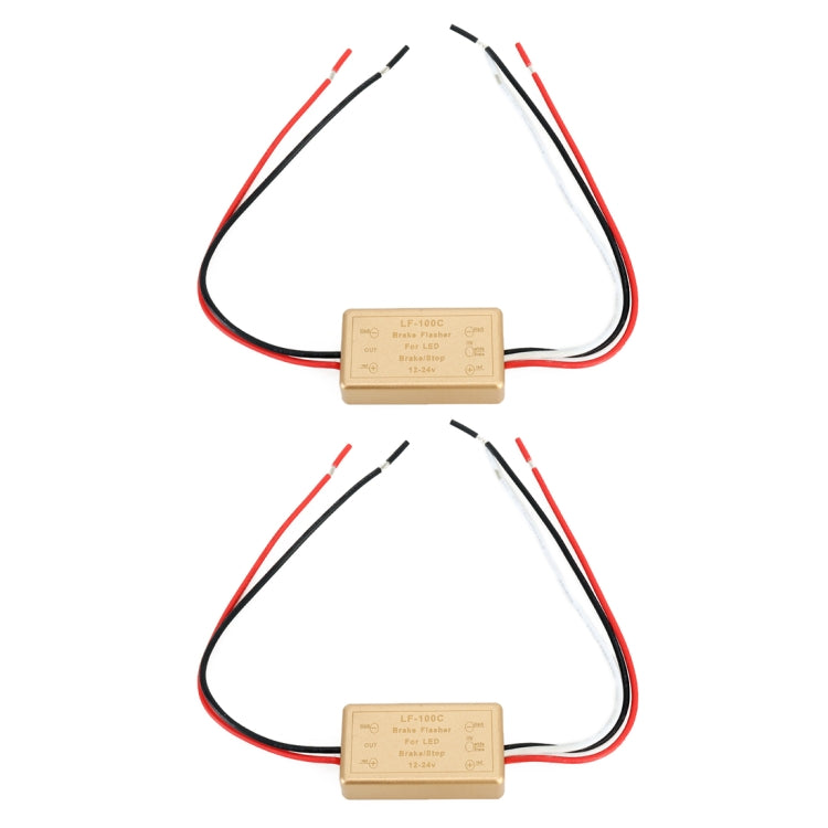 2 PCS LF-100C Car Brake Light Strobe - Car Light Accessories by PMC TechLife | Online Shopping South Africa | PMC TechLife | Buy Now Pay Later Mobicred