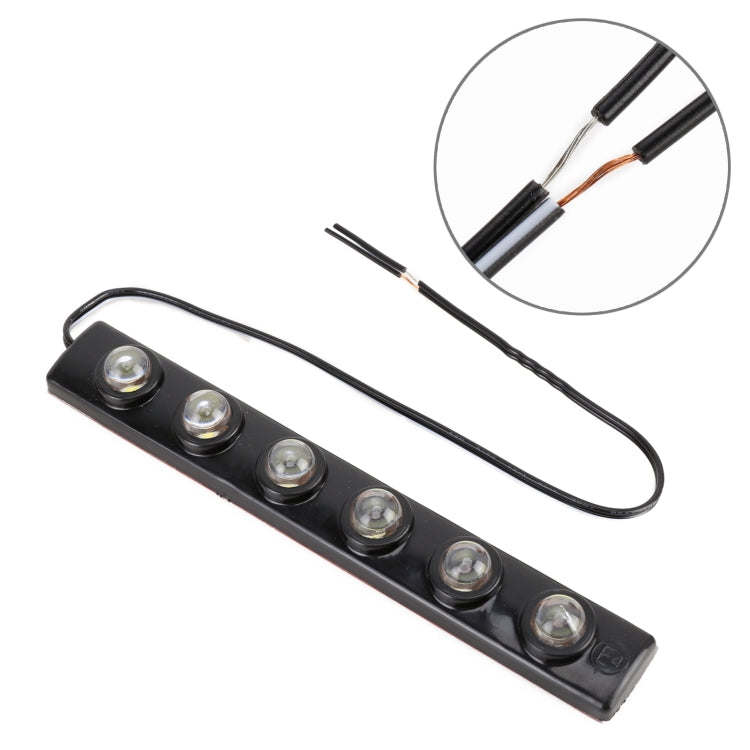 6LEDs SMD-5050 DC12V / 1.3W / 5500K / 65LM Car Daytime Running Light - Running Lights by PMC Jewellery | Online Shopping South Africa | PMC Jewellery | Buy Now Pay Later Mobicred