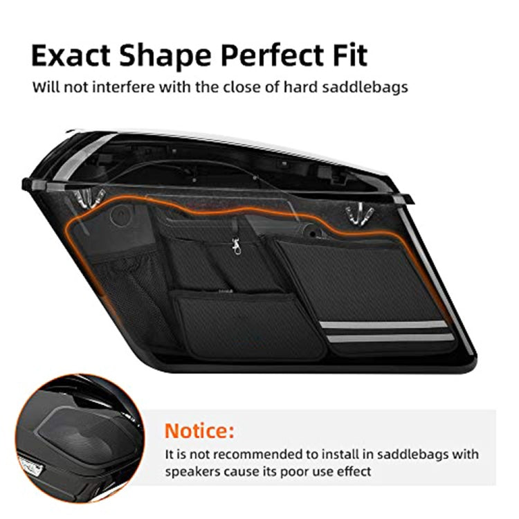 2 PCS Motorcycle Saddle Bags Storage Tool Side Pouch Bags - Bags & Luggages by PMC TechLife | Online Shopping South Africa | PMC TechLife | Buy Now Pay Later Mobicred
