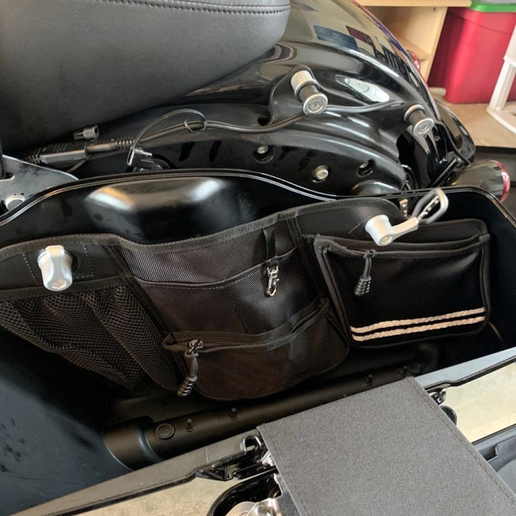 2 PCS Motorcycle Saddle Bags Storage Tool Side Pouch Bags - Bags & Luggages by PMC TechLife | Online Shopping South Africa | PMC TechLife | Buy Now Pay Later Mobicred