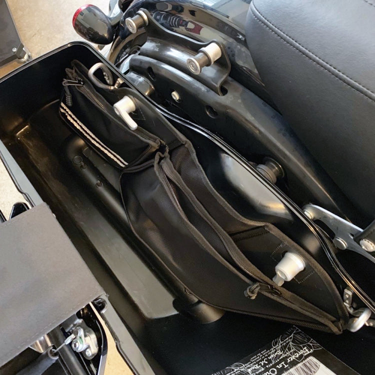 2 PCS Motorcycle Saddle Bags Storage Tool Side Pouch Bags - Bags & Luggages by PMC TechLife | Online Shopping South Africa | PMC TechLife | Buy Now Pay Later Mobicred
