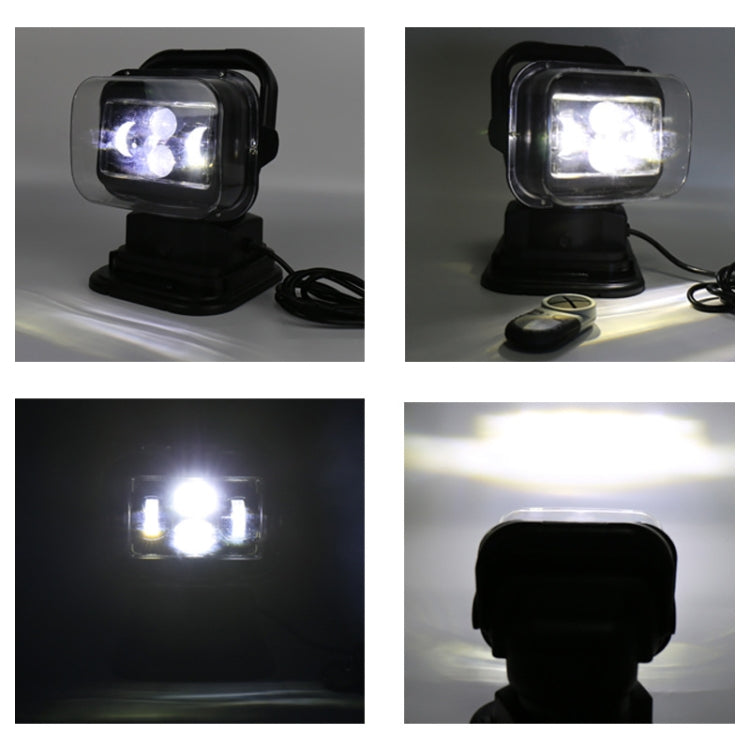 60W DC 12-24V 400LM Car 200m Wireless Remote Control 360 Degree Adjustable LED Search High Bay Lights / Spotlights - Work Lights by PMC Jewellery | Online Shopping South Africa | PMC Jewellery | Buy Now Pay Later Mobicred