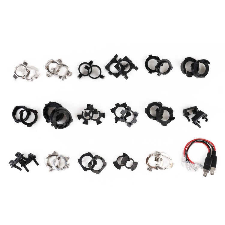 Car Headlight Bulb Base Retainer Holder Adapter Set - Car Light Accessories by PMC TechLife | Online Shopping South Africa | PMC TechLife | Buy Now Pay Later Mobicred