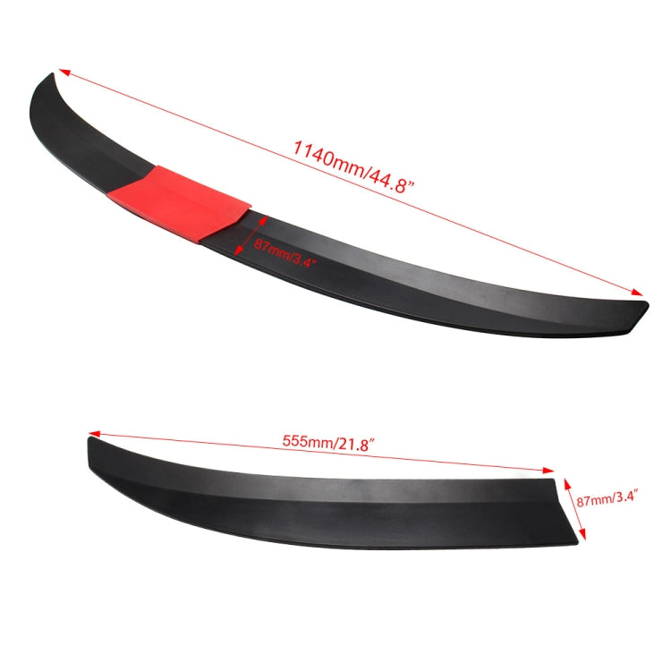 Car Modified ABS Three-stage Rear Wing Side Spoiler Lip - Decorative Strip by PMC TechLife | Online Shopping South Africa | PMC TechLife | Buy Now Pay Later Mobicred