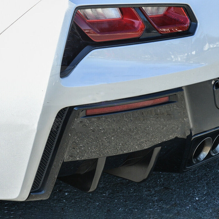 4 PCS Car Modified ABS Rear Wing Side Spoiler Lip for Chevrolet Corvette - Decorative Strip by PMC TechLife | Online Shopping South Africa | PMC TechLife | Buy Now Pay Later Mobicred