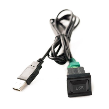 Car Center Console CD Reserved Position Modified 2.6x2.3cm USB Interface Conversion Cable Wiring Harness for Volkswagen / Audi / Skoda, Cable Length: 1m - Car Switches by PMC Jewellery | Online Shopping South Africa | PMC Jewellery | Buy Now Pay Later Mobicred