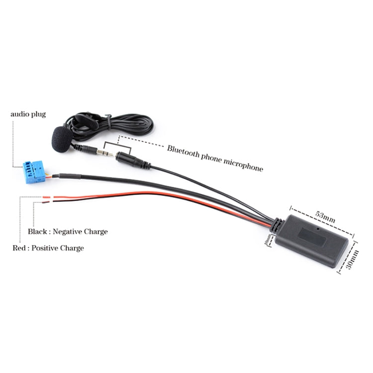 Motorcycle 3-pin AUX IN Bluetooth Music + MIC Phone for Honda Goldwing gl1800 - DIY Cables by PMC Jewellery | Online Shopping South Africa | PMC Jewellery | Buy Now Pay Later Mobicred