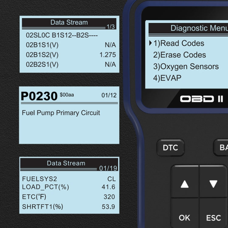 V322 Car OBD Handheld Code Reader Multilingual Fault Diagnosis Device - Code Readers & Scan Tools by PMC Jewellery | Online Shopping South Africa | PMC Jewellery | Buy Now Pay Later Mobicred