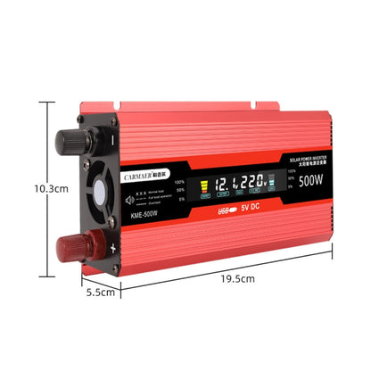 Carmaer Universal 24V to 220V 500W Car LCD Display Inverter Household Power Converter - Modified Square Wave by PMC Jewellery | Online Shopping South Africa | PMC Jewellery | Buy Now Pay Later Mobicred