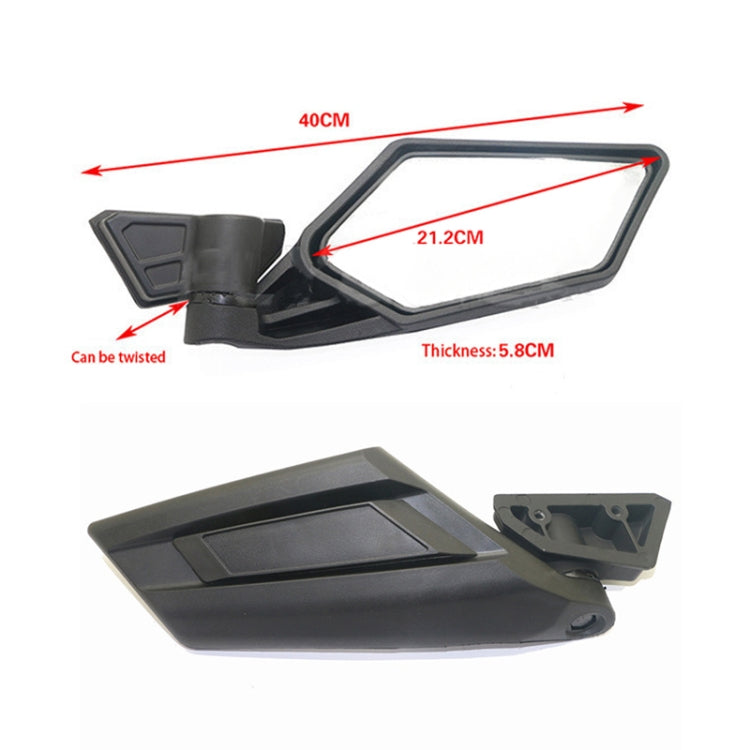 Sandy Beach Car Rearview Mirror for CAN-AM BRP UTV  MAVERICK X3 - Side Mirrors by PMC TechLife | Online Shopping South Africa | PMC TechLife | Buy Now Pay Later Mobicred