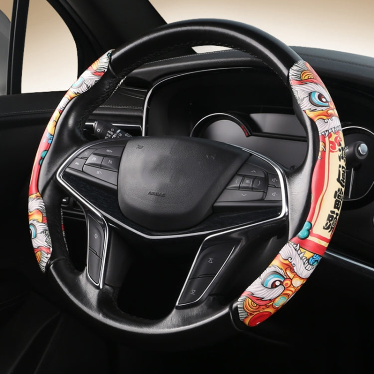 Car Universal China-Chic Relief Steering Wheel Cover (Lucky Strike) - Steering Wheel Accessories by PMC TechLife | Online Shopping South Africa | PMC TechLife | Buy Now Pay Later Mobicred