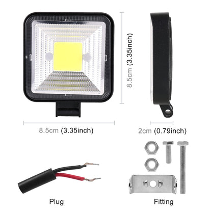 Car Square Work Light with COB Lamp Beads - Work Lights by PMC Jewellery | Online Shopping South Africa | PMC Jewellery | Buy Now Pay Later Mobicred