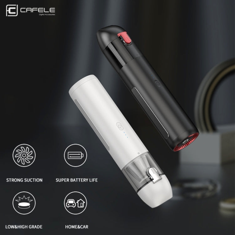 CAFELE CCZFJXCQ1WE Car / Home Handheld Wireless Charging Vacuum Cleaner(White) - Vacuum Cleaner by CAFELE | Online Shopping South Africa | PMC Jewellery | Buy Now Pay Later Mobicred