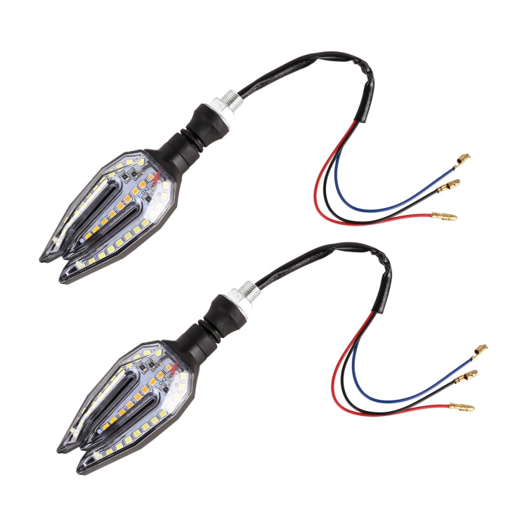 Motorcycle Turn Signal Light DC12V 1W 33LEDs SMD-3528 Lamp Beads (White Light) - Signal Lights by PMC Jewellery | Online Shopping South Africa | PMC Jewellery | Buy Now Pay Later Mobicred