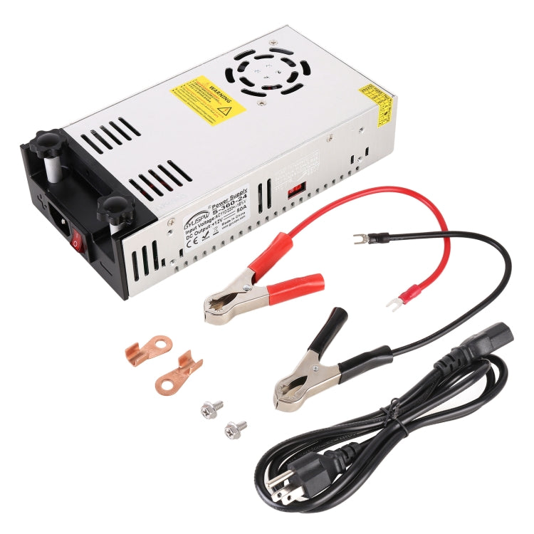 S-360-24 DC24V 360W 15A DIY Regulated DC Switching Power Supply Power Step-down Transformer with Clip, US Plug - Step-down Transformer by PMC Jewellery | Online Shopping South Africa | PMC Jewellery | Buy Now Pay Later Mobicred