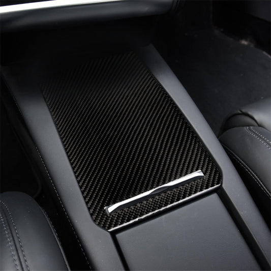 Carbon Fiber Car Storage Box Panel Decorative Sticker for Tesla Model X - Car Interior Mouldings by PMC Jewellery | Online Shopping South Africa | PMC Jewellery | Buy Now Pay Later Mobicred