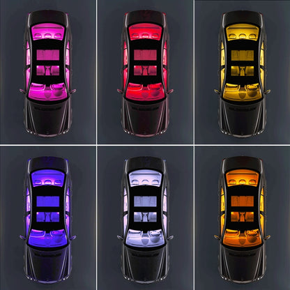 Y12 Cigarette Lighter Car Colorful RGB Foot LED Atmosphere Light - Atmosphere lights by PMC Jewellery | Online Shopping South Africa | PMC Jewellery | Buy Now Pay Later Mobicred