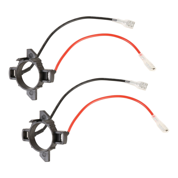 1 Pair TK-130 Car H7 Lamp Holder Socket with Cable - Wires by PMC Jewellery | Online Shopping South Africa | PMC Jewellery | Buy Now Pay Later Mobicred