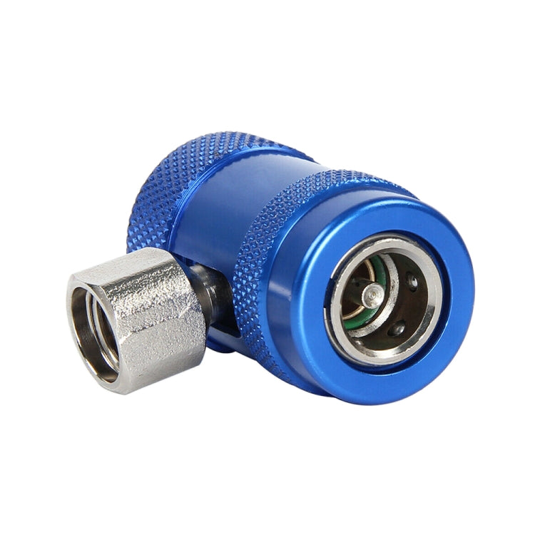 Car AC R1234YF Air Conditioning Fluorine 90 Degree Quick Joints - Engine Fittings by PMC TechLife | Online Shopping South Africa | PMC TechLife | Buy Now Pay Later Mobicred