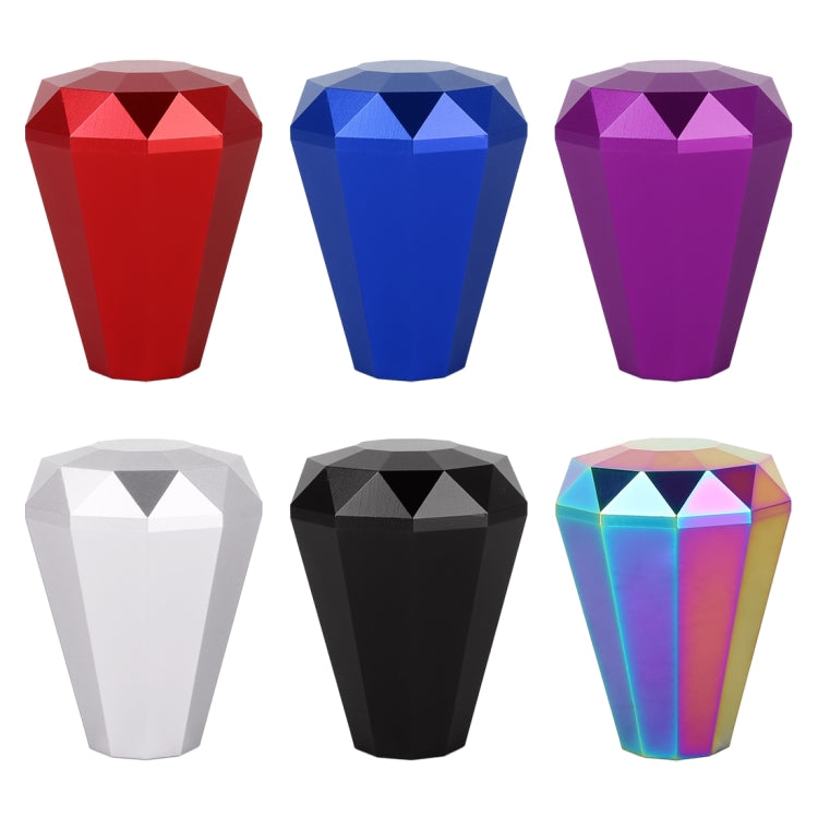 Universal Car Diamond Shape Metal Gear Shift Knob (Blue) - Shift Knob by PMC TechLife | Online Shopping South Africa | PMC TechLife | Buy Now Pay Later Mobicred