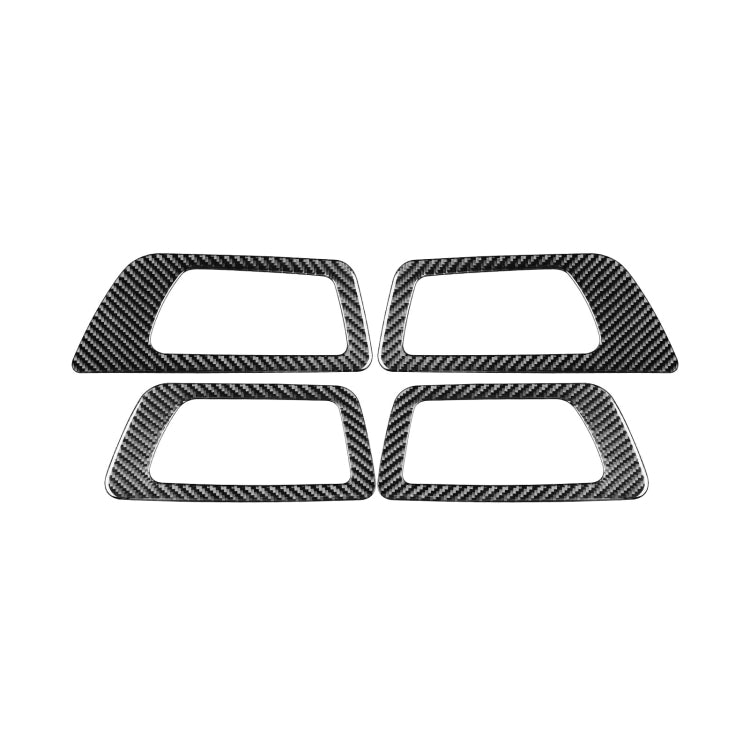 Car Carbon Fiber Inside Door Handle Panel Decorative Sticker for Toyota Highlander 2014-2019, Left Drive - Car Interior Mouldings by PMC Jewellery | Online Shopping South Africa | PMC Jewellery | Buy Now Pay Later Mobicred