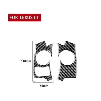 Car Steering Wheel Button Decorative Sticker for Lexus CT 2011-2017, Left and Right Drive - Car Interior Mouldings by PMC Jewellery | Online Shopping South Africa | PMC Jewellery | Buy Now Pay Later Mobicred