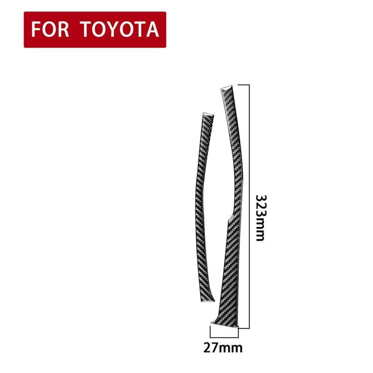 Car Carbon Fiber Side of Gear Decorative Sticker for Toyota Corolla / Levin 2014-2018, Right Drive - Car Interior Mouldings by PMC Jewellery | Online Shopping South Africa | PMC Jewellery | Buy Now Pay Later Mobicred