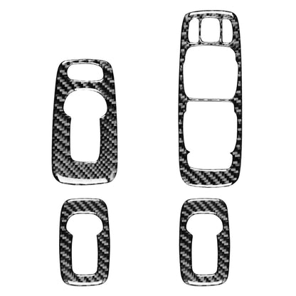 4 in 1 Car Carbon Fiber Door Set B Decorative Sticker for Volvo XC90 2003-2014, Right Drive - Car Interior Mouldings by PMC Jewellery | Online Shopping South Africa | PMC Jewellery | Buy Now Pay Later Mobicred