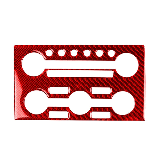 Carbon Fiber Car Instrument Control Panel Decorative Sticker for Nissan GTR R35 2008-2016, Left Driving (Red) - Car Interior Mouldings by PMC Jewellery | Online Shopping South Africa | PMC Jewellery | Buy Now Pay Later Mobicred