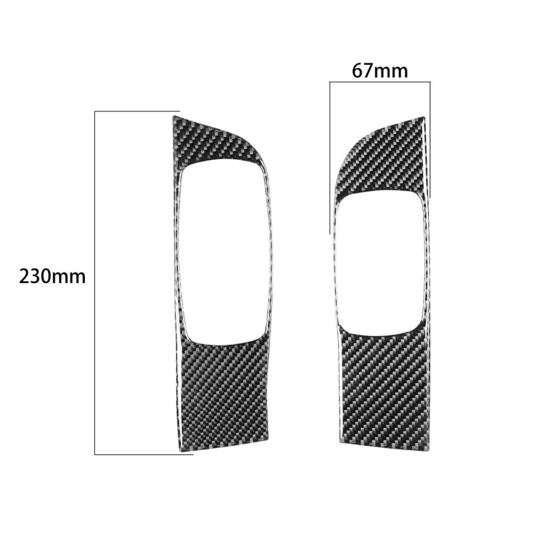 Carbon Fiber Car Window Lift Panel Decorative Sticker for Dodge Challenger 2015 to Now, Left Driving - Car Interior Mouldings by PMC Jewellery | Online Shopping South Africa | PMC Jewellery | Buy Now Pay Later Mobicred